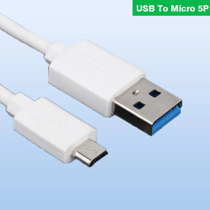 Usb Micro Android Cable Pack | White Usb Cable Android | Micro Usb Charging Cable - Usb - BAHRAIN DATA CABLE Gamers Point 1.900 