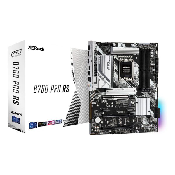 ASRock B760 Pro RS DDR5 ATX Motherboard - Now Buy From Gamers Point Store Arad With Best Discounted Price Call Us Now +973-36820393 Delivery available to all bahrain Intel Motherboard Gamers Point 89.000 