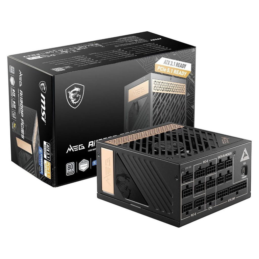 MSI MEG Ai1300P PCIE5 1300W Platinum Fully Modular PSU