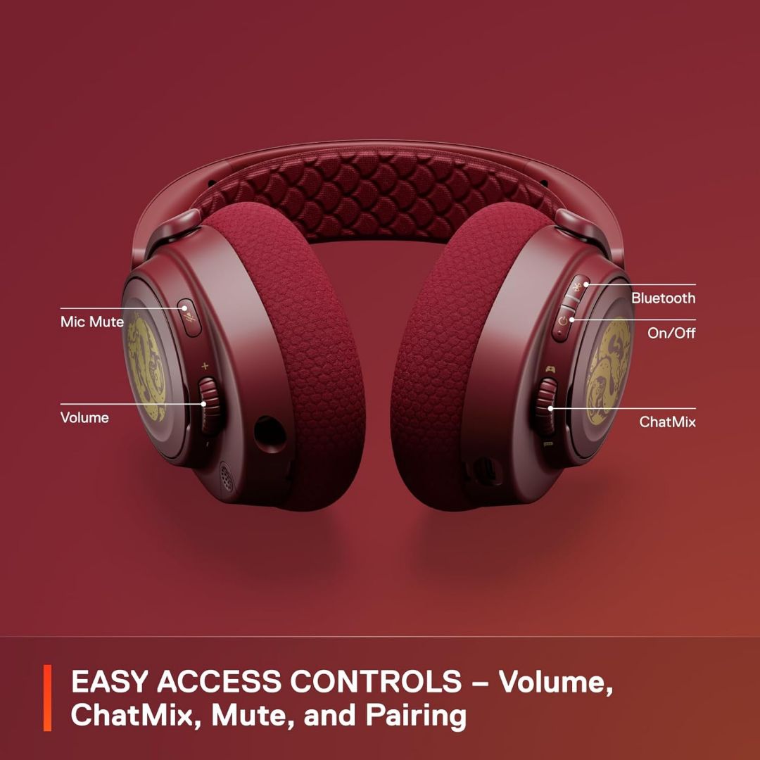 SteelSeries Arctis Nova 7 Wireless Gaming Headset – Dragon Edition