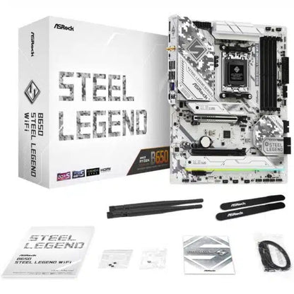 ASRock B650 Steel Legend WiFi — AMD AM5 Motherboard | Gamers Point Bahrain