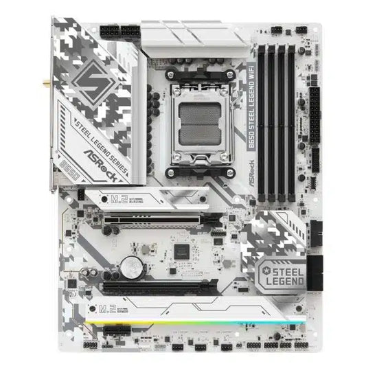 ASRock B650 Steel Legend WiFi — AMD AM5 Motherboard | Gamers Point Bahrain
