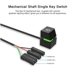 Generic External PC Power Switch 7-Color LED 2 Meter Cable