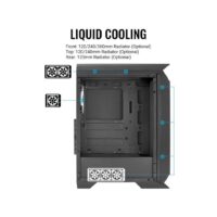 Aerocool Gladiator V1 Mid-Tower Case - Black ARGB Case - GAMERS POINT BAHRAIN Cases Gamers Point 29.000 