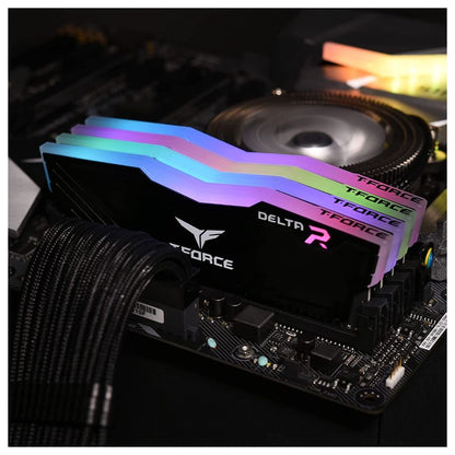 TEAMGROUP T-Force Delta RGB 32GB (16GBx2) - 3600MHZ RAM Gamers Point 52.000 