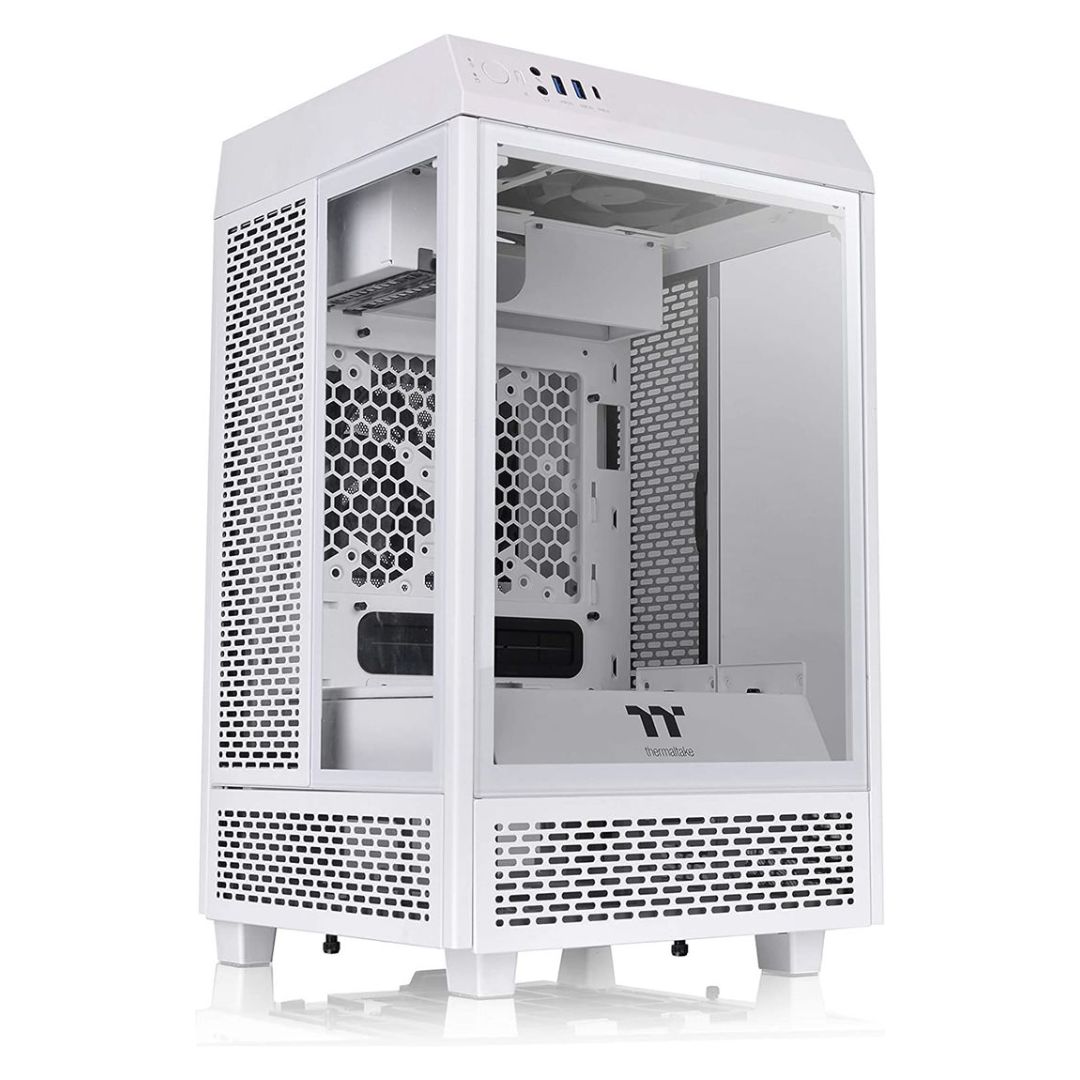 Thermaltake The Tower 100 Snow Edition Mini ITX Case-GPC Cases Gamers Point 56.000 