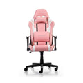 DXRacer Prince Series P132 Pink White Ergonomic Gaming Chair Gaming Chair - Gamers Point Bahrain