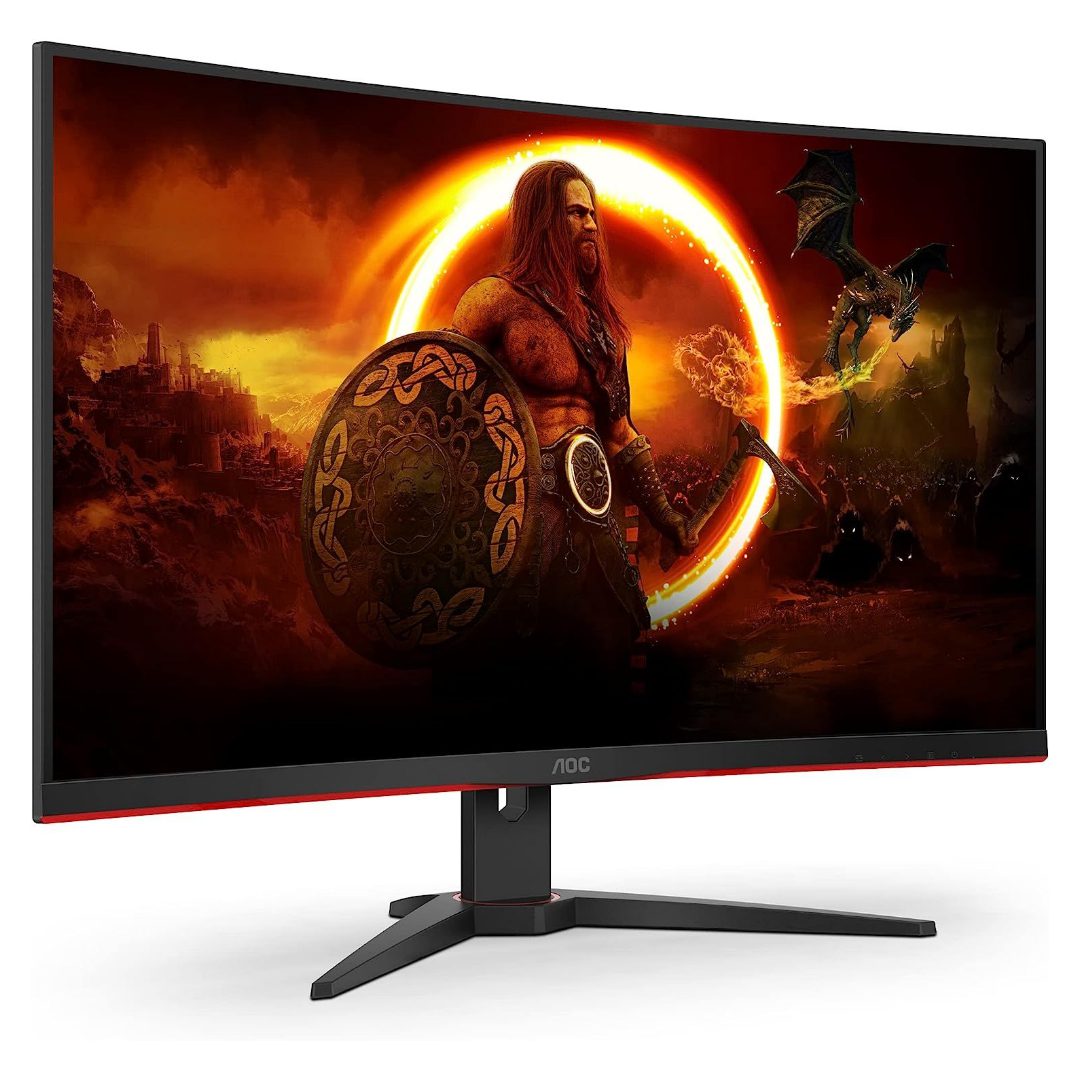 AOC C32G2ZE 32" 32inch Curved Frameless Gaming Monitor Full HD, VA, 0.5ms 240Hz - Now Buy From Gamers Point Store Arad With Best Discounted Price Call Us Now +973-36820393 Delivery available to all bahrain Full HD Gamers Point 139.000 