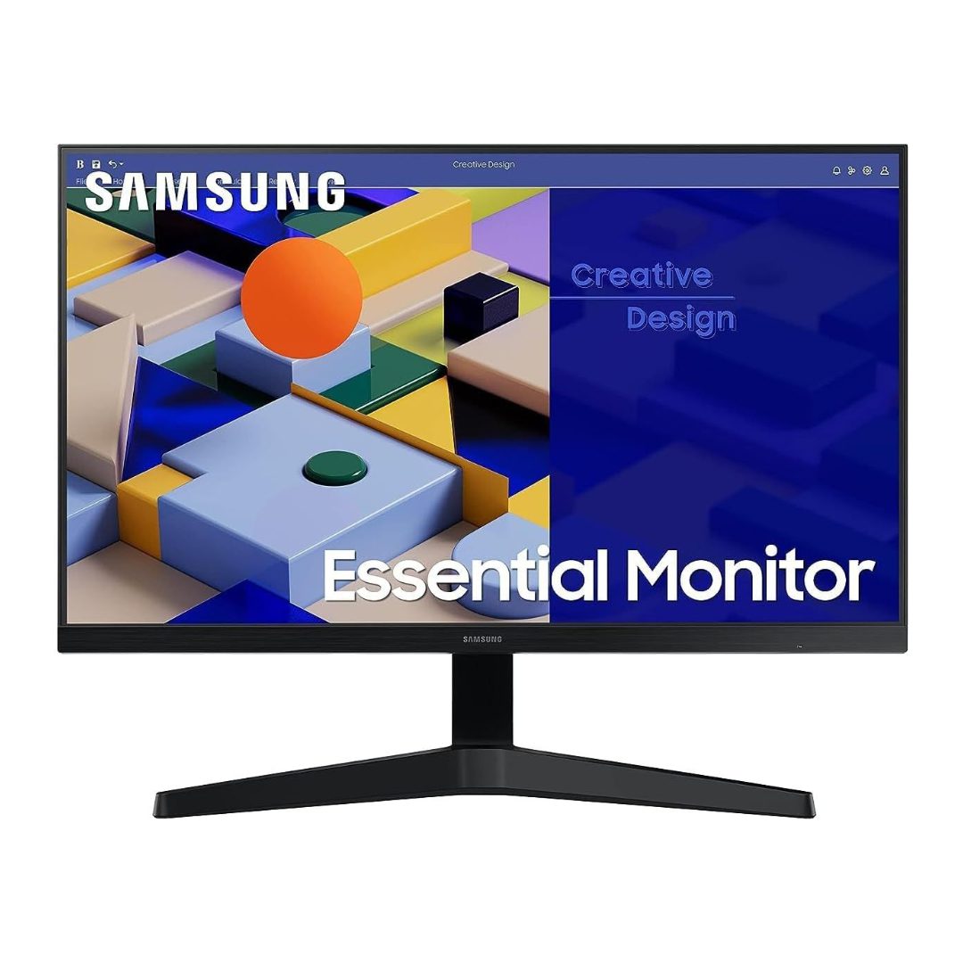 SAMSUNG 27'' 27inch Essential Full HD Flat Monitor, IPS, 75Hz, Borderless Design - LS27C310EAMXUE - Now Buy From Gamers Point Store Arad With Best Discounted Price Call Us Now +973-36820393 Delivery available to all bahrain Full HD Gamers Point 79.000 