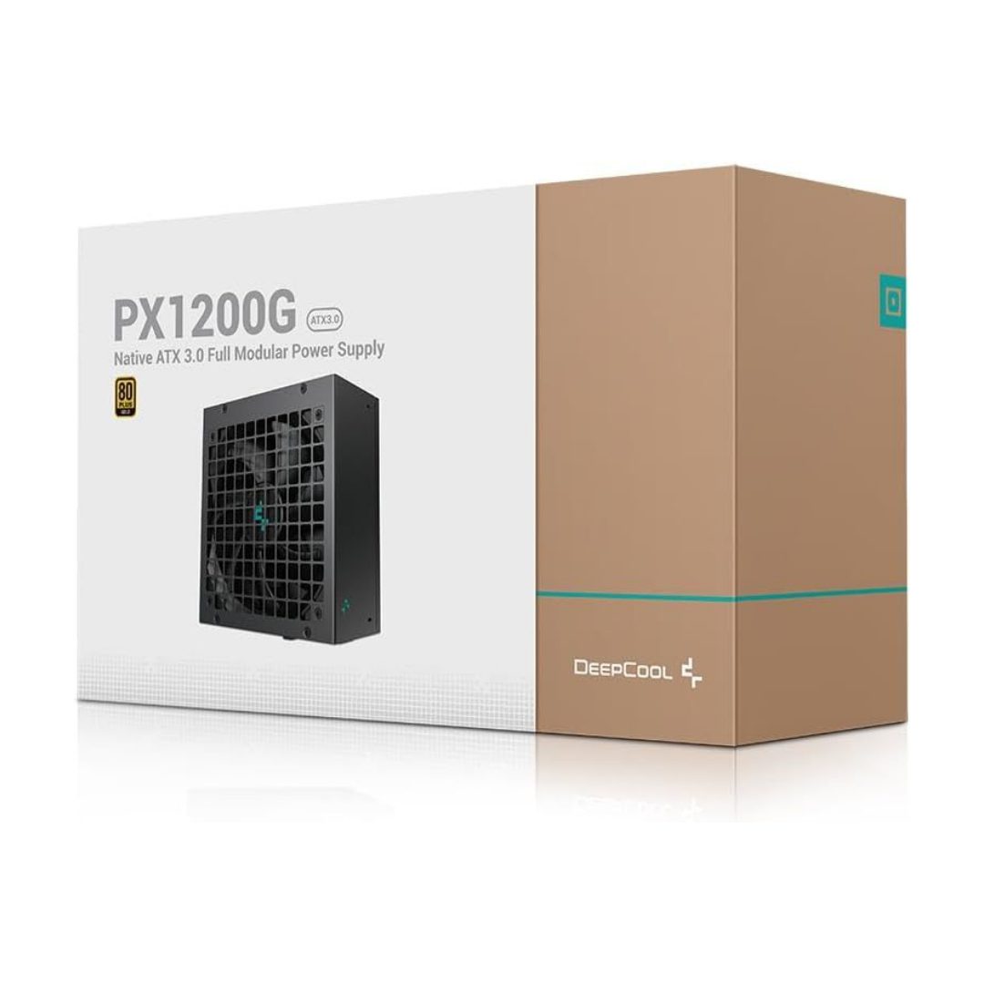 DEEPCOOL PX1200G ATX3.0 80 Plus Gold Fully Modular 1200W Power Supply - BAHRAIN Power Supply (PSU) Gamers Point 98.000 