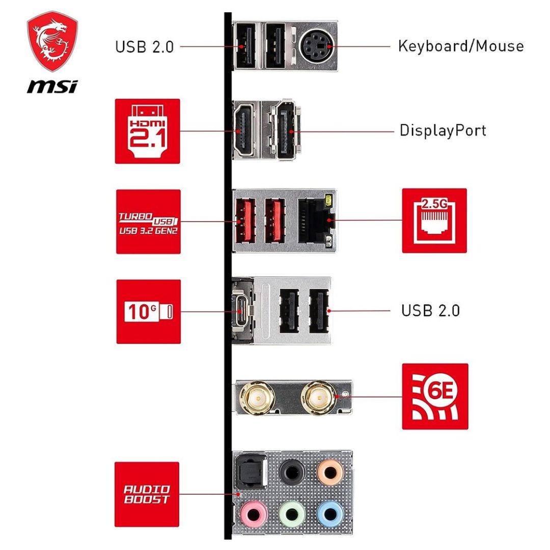 MSI B760 Gaming Plus WiFi DDR5 ATX Motherboard - Now Buy From Gamers Point Store Arad With Best Discounted Price Call Us Now +973-36820393 Delivery available to all bahrain Intel Motherboard Gamers Point 89.000 