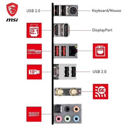 MSI B760 Gaming Plus WiFi DDR5 ATX Motherboard - Now Buy From Gamers Point Store Arad With Best Discounted Price Call Us Now +973-36820393 Delivery available to all bahrain Intel Motherboard Gamers Point 89.000 