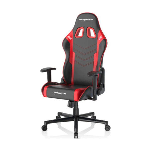 DXRacer Prince Series P132 Gaming Chair - Black/Red | GC-P132-NR-F2-158 - Now Buy From Gamers Point Store Arad With Best Discounted Price Call Us Now +973-36820393 Delivery available to all bahrain Gaming Chairs Gamers Point 79.000 