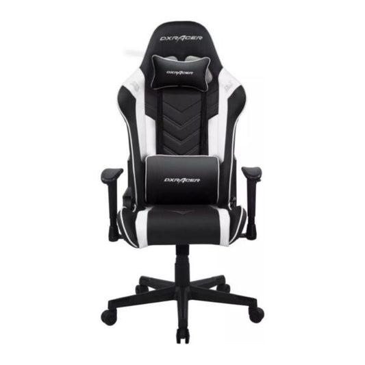 DXRacer Prince Series P132 Gaming Chair - Black/White Now Buy From Gamers Point Store Arad With Best Discounted Price Call Us Now +973-36820393 Delivery available to all bahrain Gaming Chairs Gamers Point 79.000 