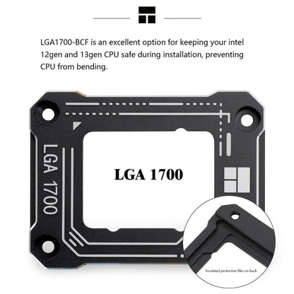 Thermalright LGA1700-BCF CPU Contact Frame Anodized Black Aluminum Stabilizer
