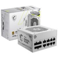 MSI MAG A850GL PCIE5 850W 80+ PSU - White - BAHRAIN Power Supply (PSU) Gamers Point 69.000 