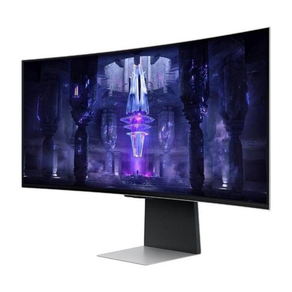 Samsung 34" Odyssey OLED G8 175Hz, 0.03ms Curved Gaming Monitor | S34BG850SM - Now Buy From Gamers Point Store Arad With Best Discounted Price Call Us Now +973-36820393 Delivery available to all bahrain UHD (4K) Gamers Point 385.000 