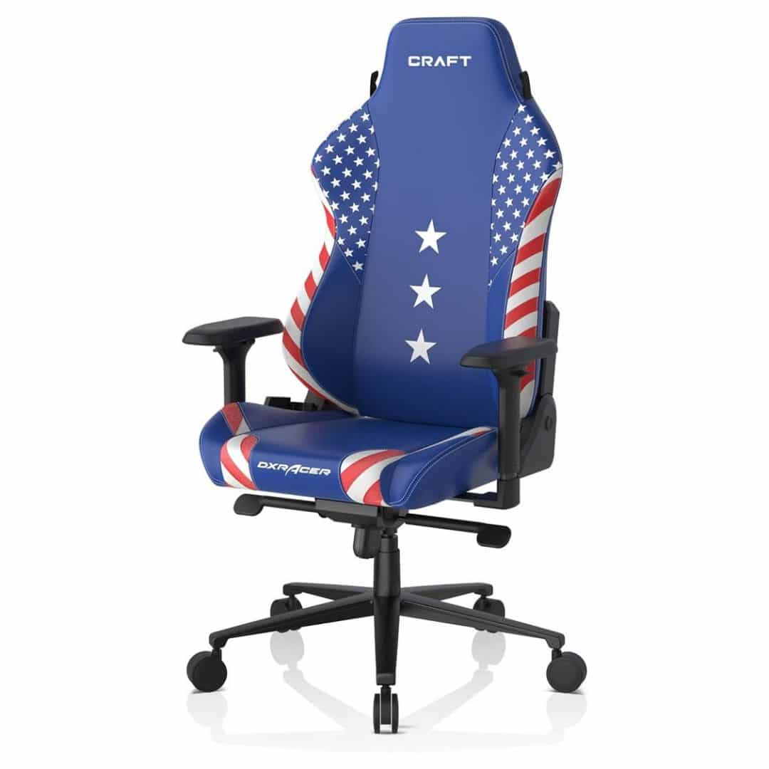DXRacer Craft Pro Dream Team Blue/White Gaming Mesh Chair Gaming Chair - Gamers Point Bahrain