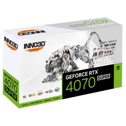 Inno3D Geforce RTX 4070 Super Twin X2 OC Graphics Card - White - Now Buy From Gamers Point Store Arad With Best Discounted Price Call Us Now +973-36820393 Delivery available to all bahrain Graphics Card (GPU) Gamers Point 279.000 