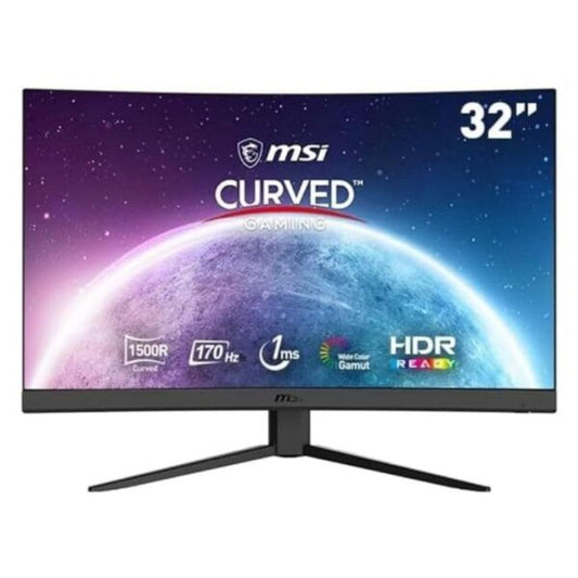 MSI G32CQ4 E2 32" WQHD 2K VA 170Hz 1ms 32inch Gaming Monitor - Now Buy From Gamers Point Store Arad With Best Discounted Price Call Us Now +973-36820393 Delivery available to all bahrain QHD (2K) Gamers Point 145.000 