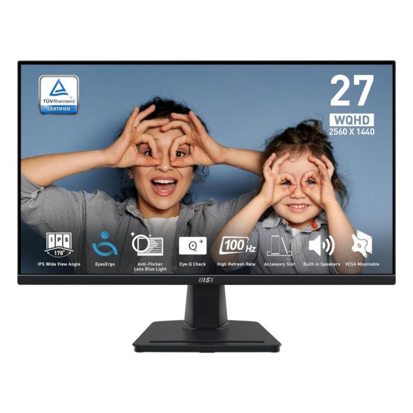 MSI Pro MP275Q 27" WQHD 2K, IPS, 100Hz Monitor - Now Buy From Gamers Point Store Arad With Best Discounted Price Call Us Now +973-36820393 Delivery available to all bahrain QHD (2K) Gamers Point 99.000 