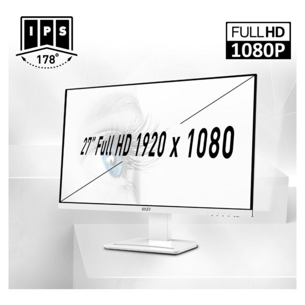 MSI Pro MP273AW, 27" Monitor, 1920 x 1080 (FHD), IPS, 100Hz - Now Buy From Gamers Point Store Arad With Best Discounted Price  Call Us Now +973-36820393  Delivery available to all bahrain Full HD Gamers Point 69.000 