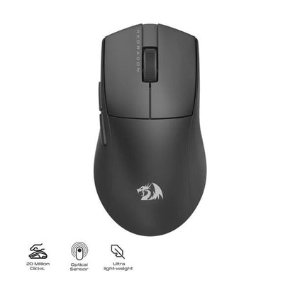 Redragon K1NG PRO, 2.4G/BT/Wired Mouse Black - bahrain