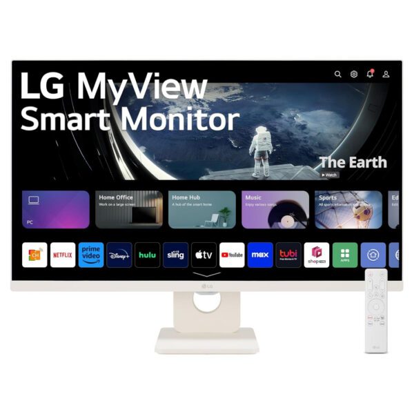LG 27SR50F-W MyView Smart Monitor 27Inch FHD (1920x1080) IPS Display - Now Buy From Gamers Point Store Arad With Best Discounted Price Call Us Now +973-36820393 Delivery available to all bahrain Full HD Gamers Point 99.000 
