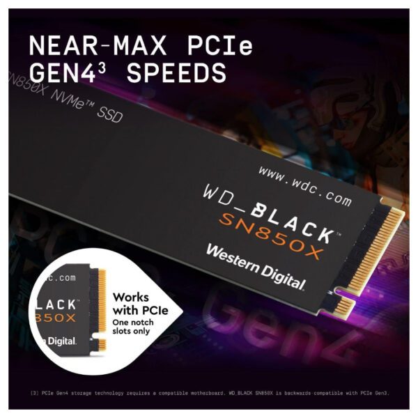 WD BLACK SN850X NVMe Gen4 PCIe M.2 – 2TB - BAHRAIN M.2 Gamers Point 79.000 