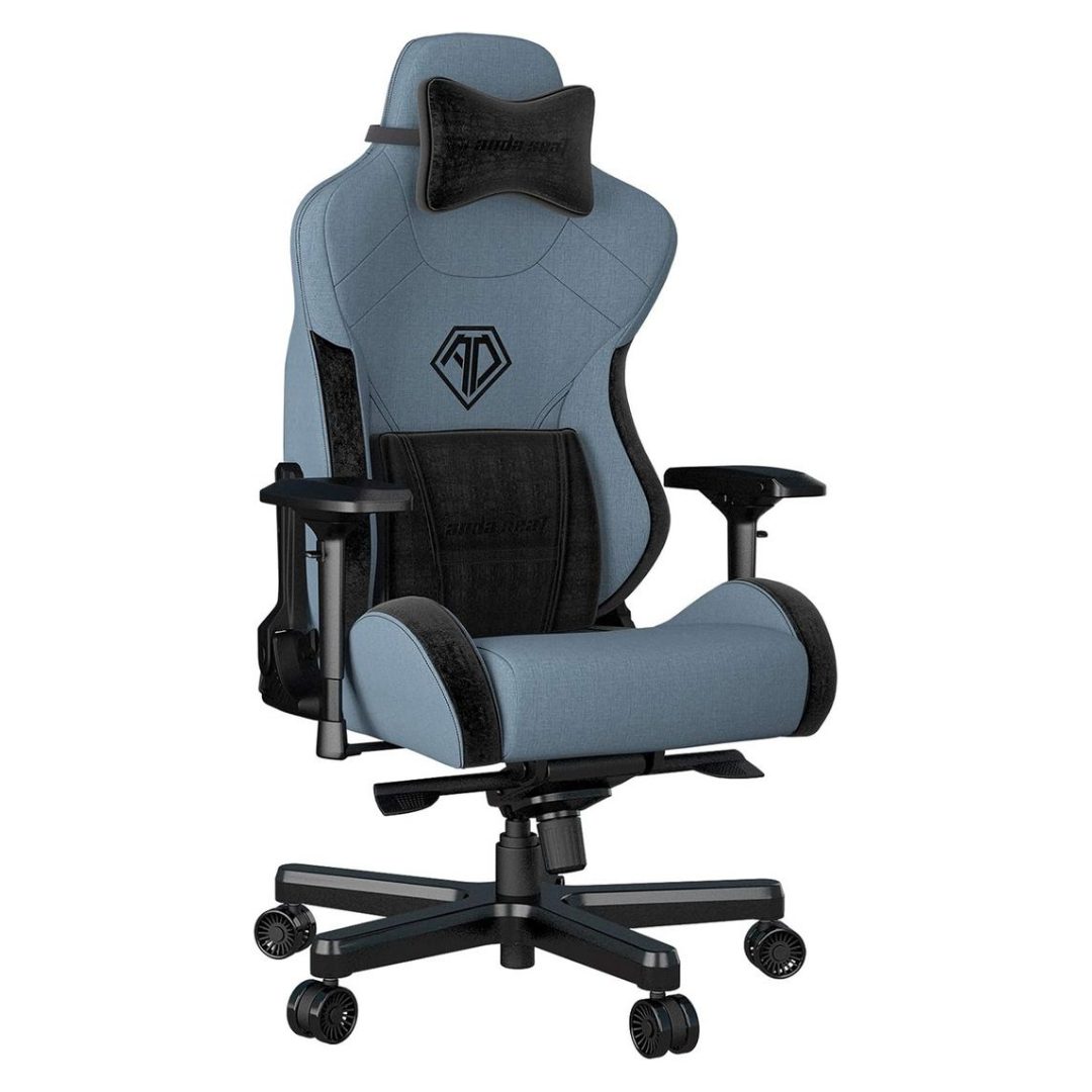 AndaSeat T‑Pro 2 Premium Fabric Gaming Chair King-Size Ergonomic Support Gaming Chair - Gamers Point Bahrain