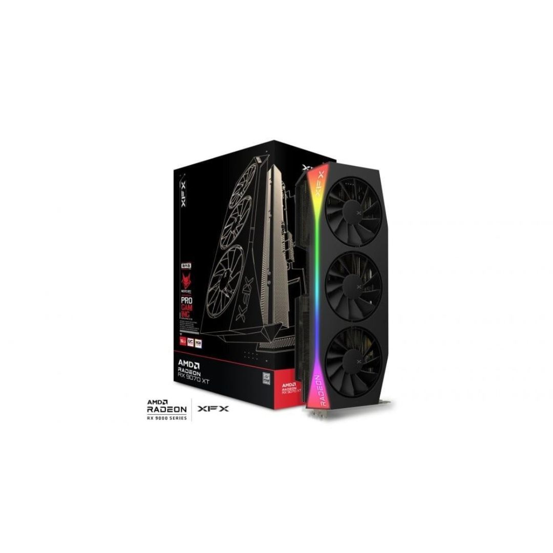XFX Mercury RX 9070 XT OC Gaming Edition 16GB G6 3xDP GPU