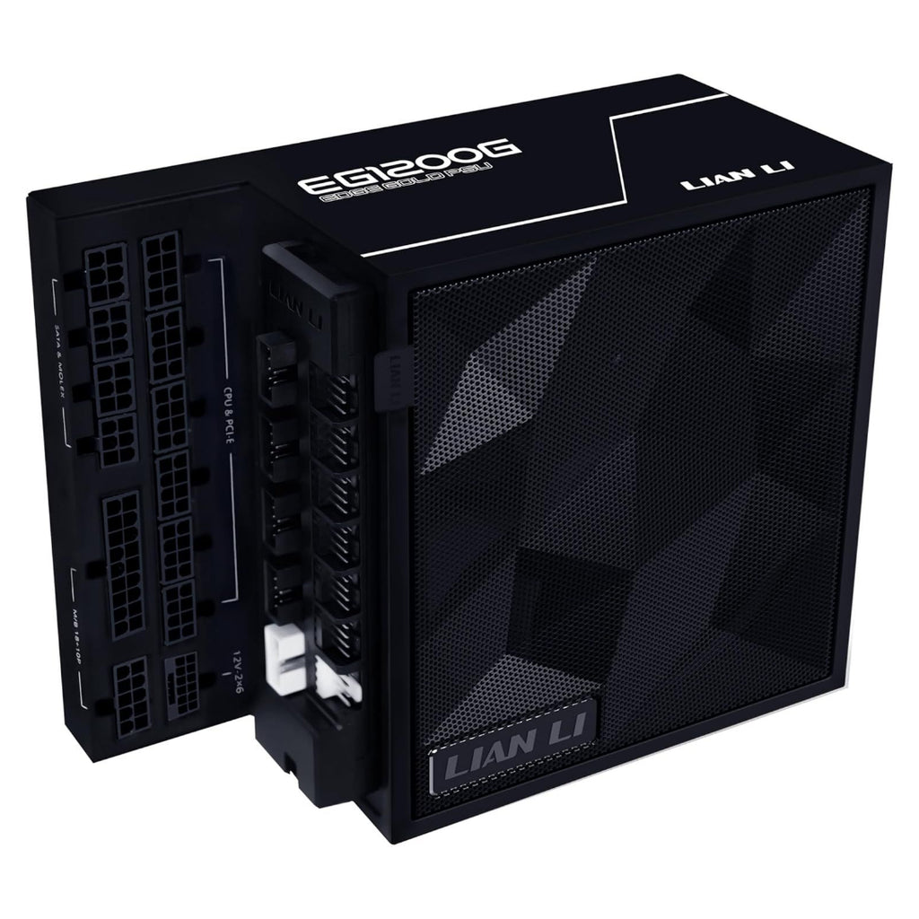 LIAN LI Edge Series 1200W ATX 3.1 80+ Gold Fully Modular Power Supply - Black