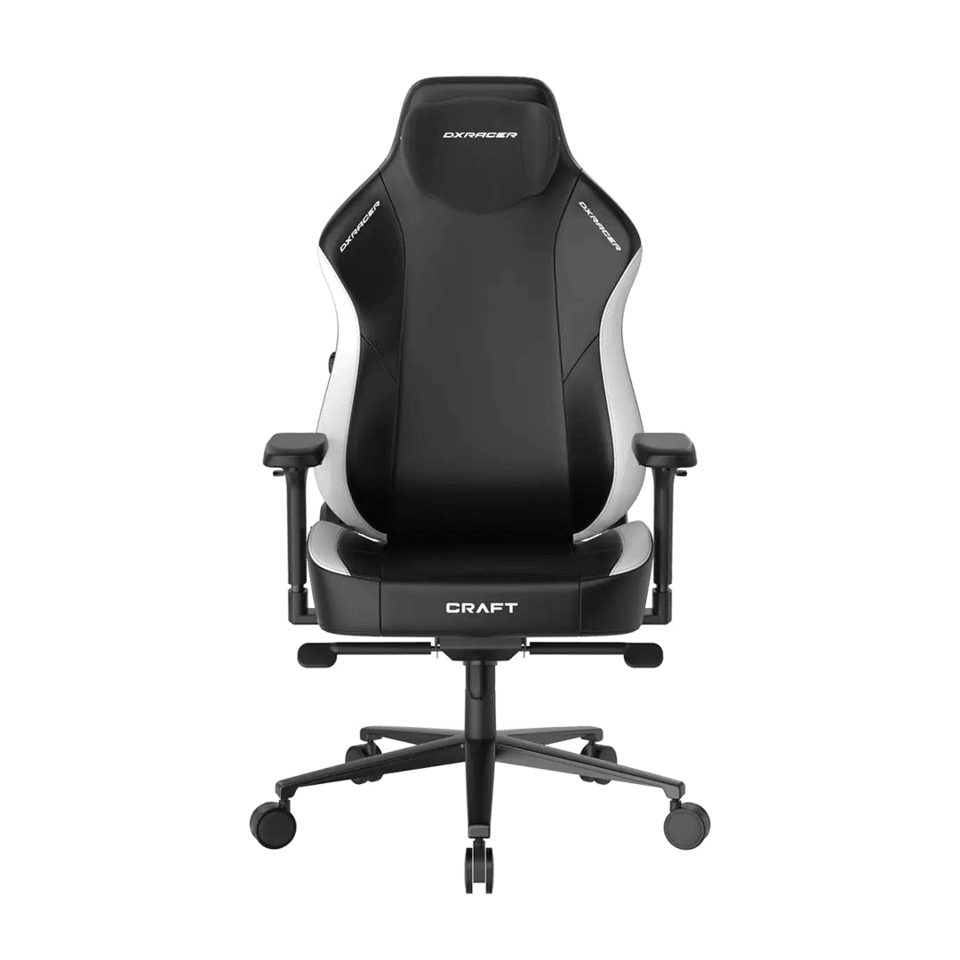 DXRacer Craft Pro Classic Memory Foam Gaming Chair Black White Gaming Chair - Gamers Point Bahrain