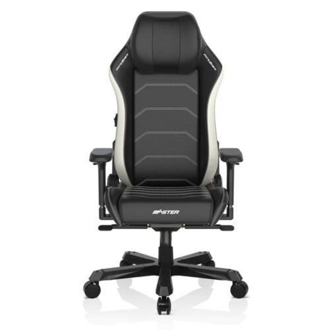 DXRacer Master Series Ergonomic Gaming Chair with 4D Armrests Black/White Gaming Chair - Gamers Point Bahrain