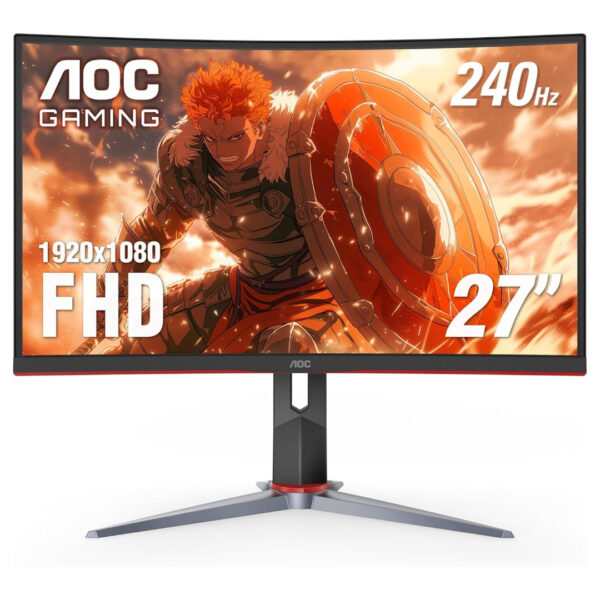 AOC C27G2ZE 27″ 240 Hz Curved Gaming Monitor — Gamers Point Bahrain AOC MONITOR  Gamers Point