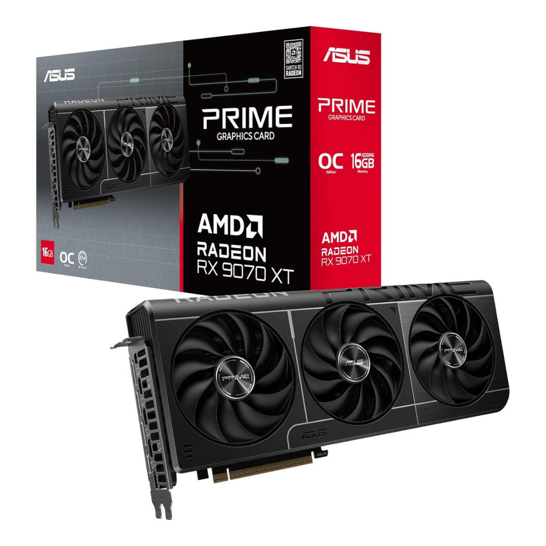 ASUS Prime Radeon RX 9070 XT OC Edition Graphics Card