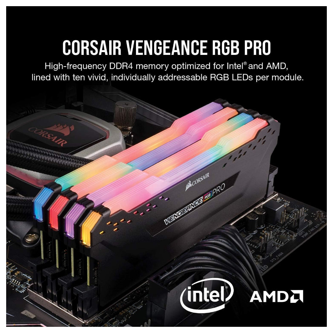 Corsair Vengeance RGB PRO 32GB (2×16GB) DDR4 3200MHz RGB Memory