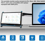 7-inch IPS Touchscreen HDMI Monitor 1024x600 Secondary Display Portable