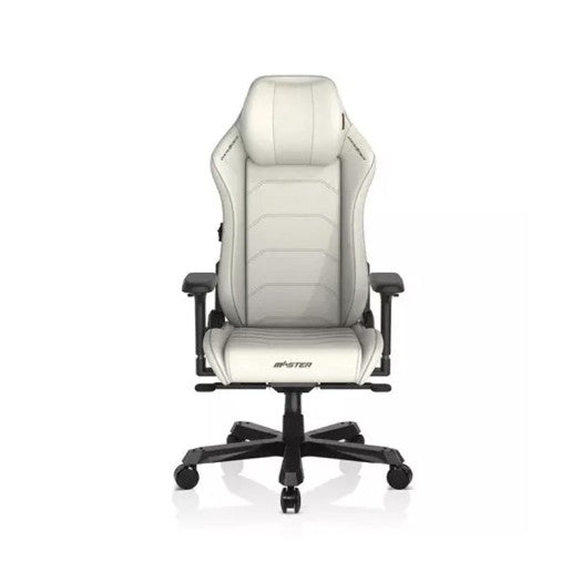 DXRacer Master Series Gaming Chair V2, Microfiber Leather, 4D Armrests, Multi-functional Tilt, 3" Casters, High Density Mold Shaping Foam, 220lbs Recommended Weight, White | MAS-I238S-W-A3