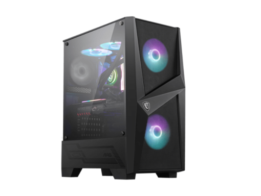 MSI MAG Forge 100R Mid Tower Black Gaming Case - GPH Case Gamers Point 38.000 