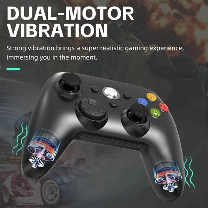 Wireless/Wired Controller For Xbox 360 Game Controller with Dual-Vibration Turbo Compatible with Xbox 360/360 Slim and PC Window - WIRELESS PC CONTROLLER BAHRAIN