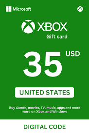 Xbox USA 35$ Xbox Digital Gaming Currency  Gamers Point