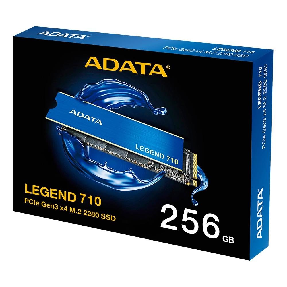 ADATA LEGEND 710 256GB PCIe Gen3 NVMe M.2 2280 SSD – ALEG-710-256GCS