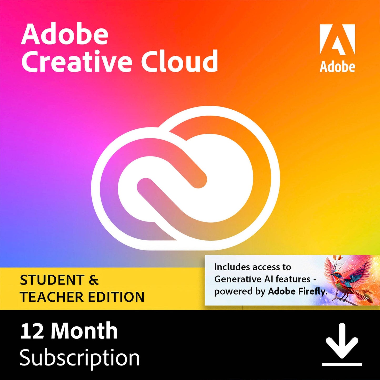 Adobe Creative Cloud (PC) 1 Year - Account