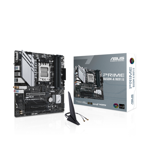 ASUS Prime B650M-A WiFi II AMD B650 AM5 DDR5 Micro-ATX Motherboard at Gamers Point Bahrain