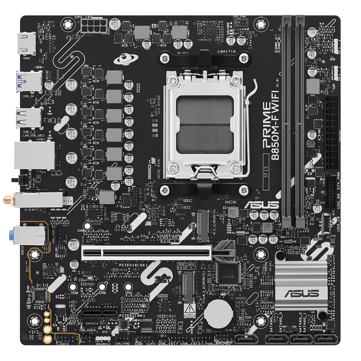 ASUS PRIME B850M-F WIFI motherboard - Gamers Point Bahrain