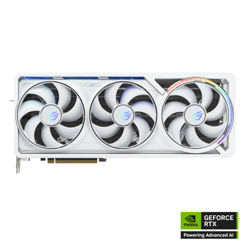 Manufacturer product photo of ASUS ROG Astral RTX 5090 White OC graphics card