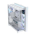 Official ASUS ROG Cronox ARGB White Edition case product photo, not the completed custom PC