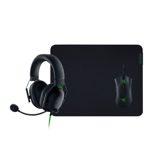 Razer Battle Bundle - DeathAdder V2 -BlackShark V2 X- Gigantus V2 M - Black