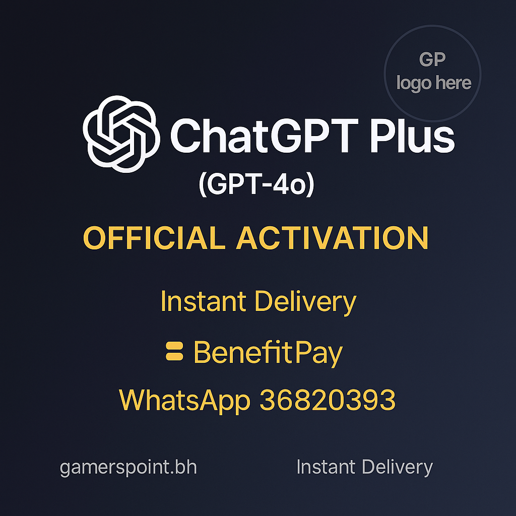 ChatGPT Plus (GPT-4o) Subscription — Official activation on your email Chatgpt Software  Gamers Point